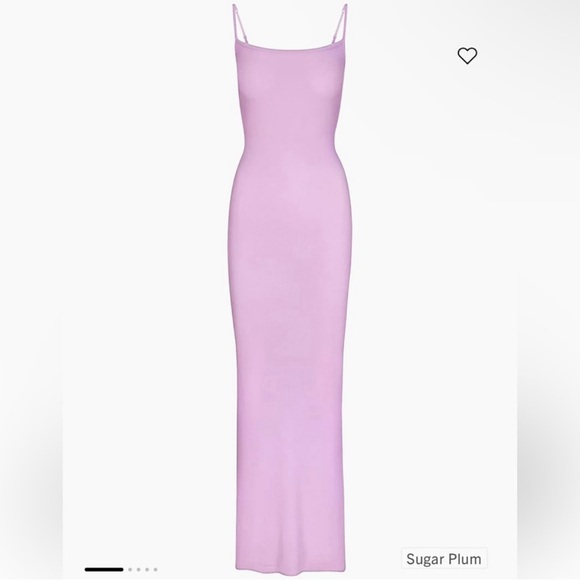 SKIMS PLUM DRESS - Picture 3 of 4